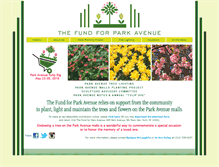 Tablet Screenshot of fundforparkavenue.org